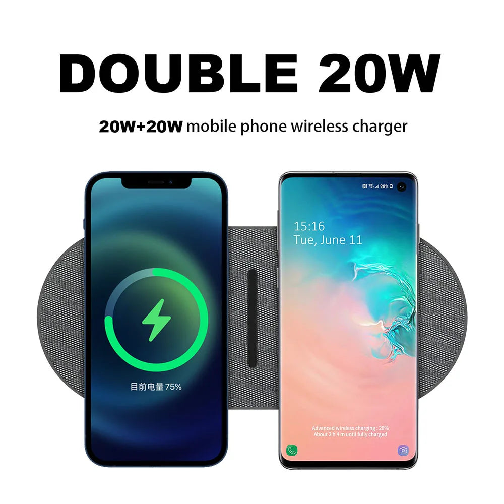 20W Dual Wireless Charger