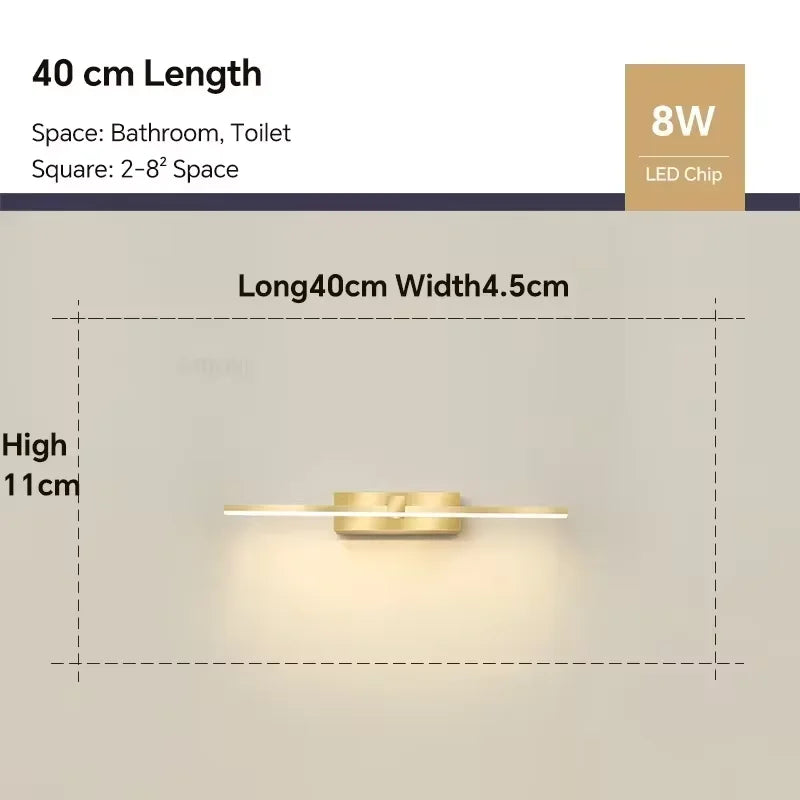 Modern LED Bathroom Wall Light