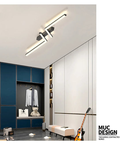 Modern LED Line Ceiling Lamp