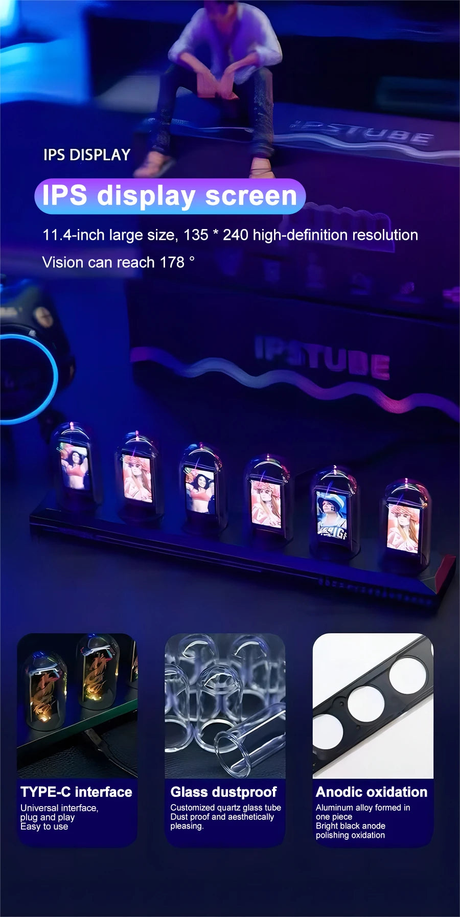 RGB Nixie Tube Clock