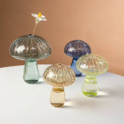 Creative Mushroom Glass Vase