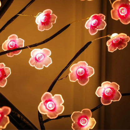 Cherry Blossom Table Tree Night Light