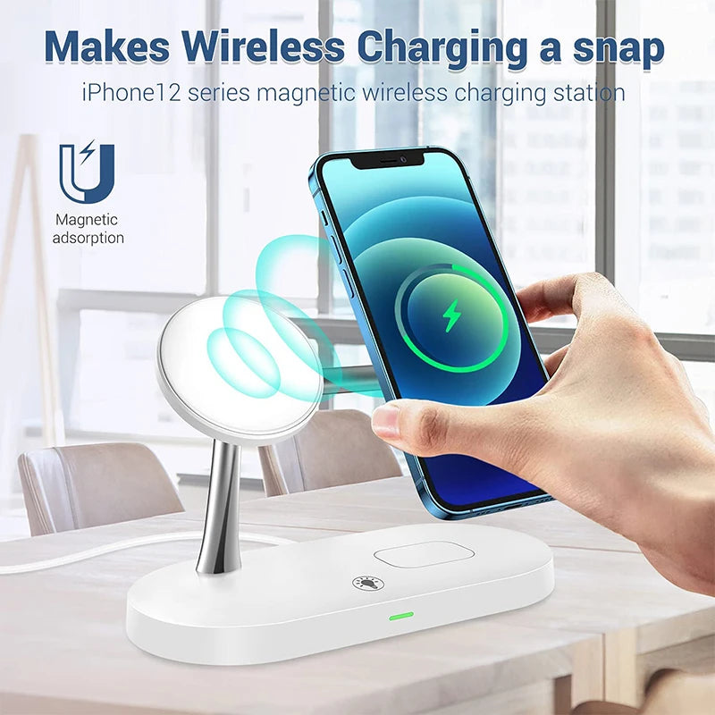 Magnetic 3-in-1 Wireless Charger