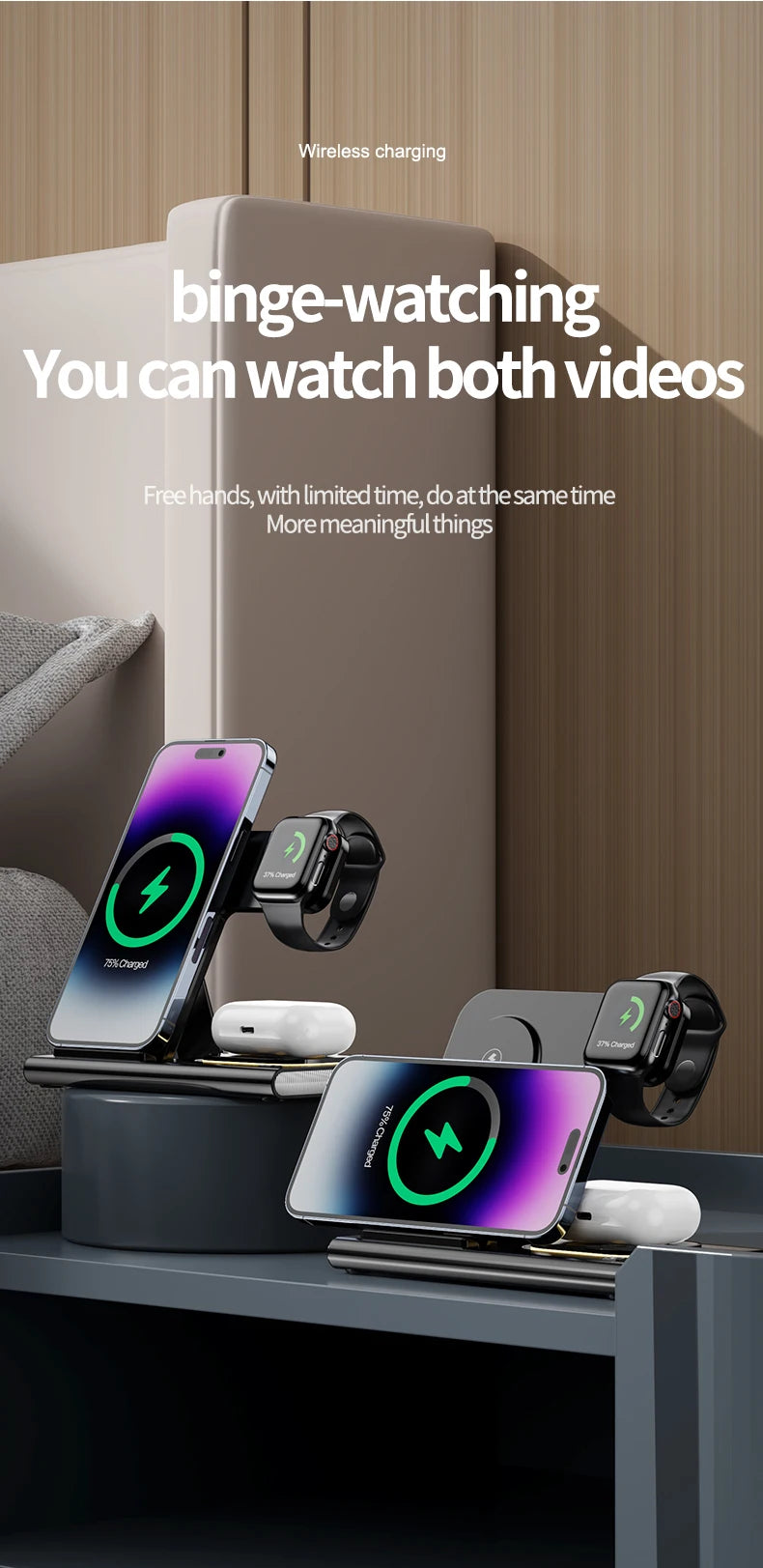 30W 3-in-1 Wireless Charger