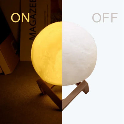 3D Moon Night Light