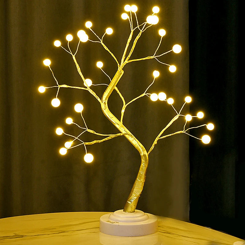 Cherry Blossom Table Tree Night Light