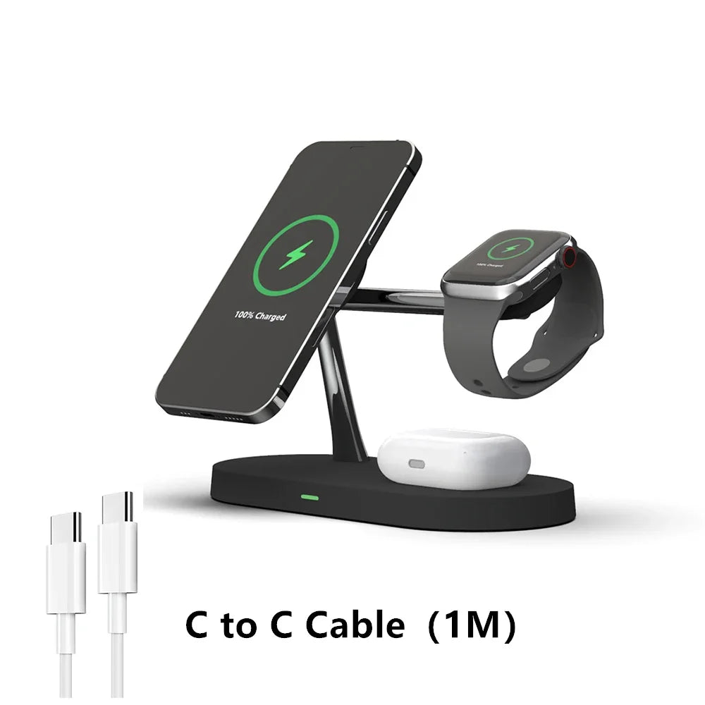 Magnetic 3-in-1 Wireless Charger