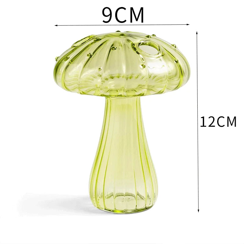 Creative Mushroom Glass Vase