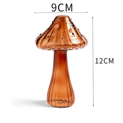 Creative Mushroom Glass Vase