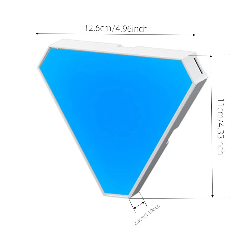 LED Triangular Quantum Lamp