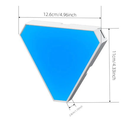 LED Triangular Quantum Lamp