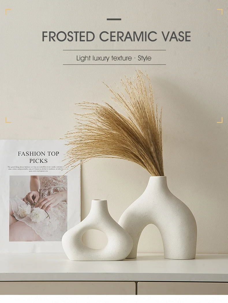 Nordic Chic Vase Set - 2pc