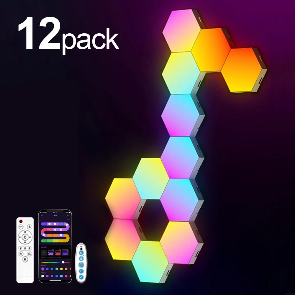 RGB Smart Hexagonal Wall Lamp