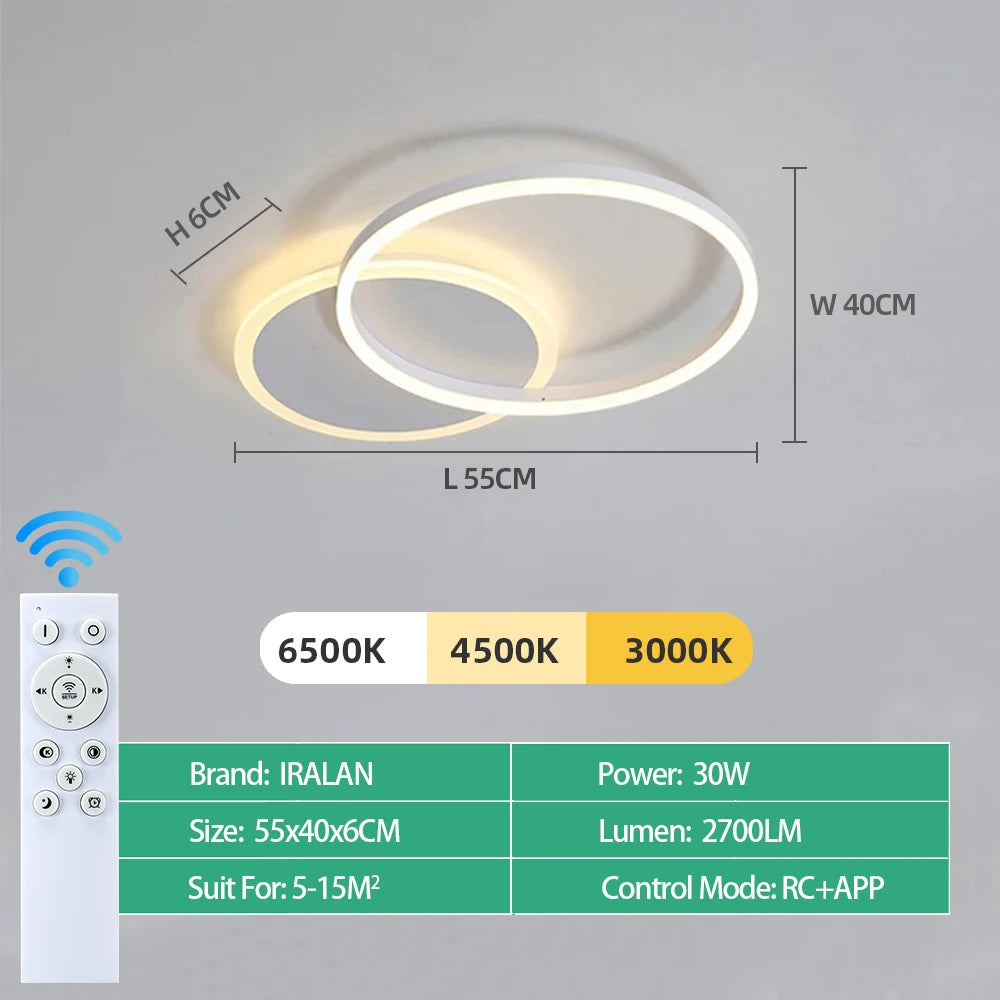 Dimmable LED Ceiling Chandelier