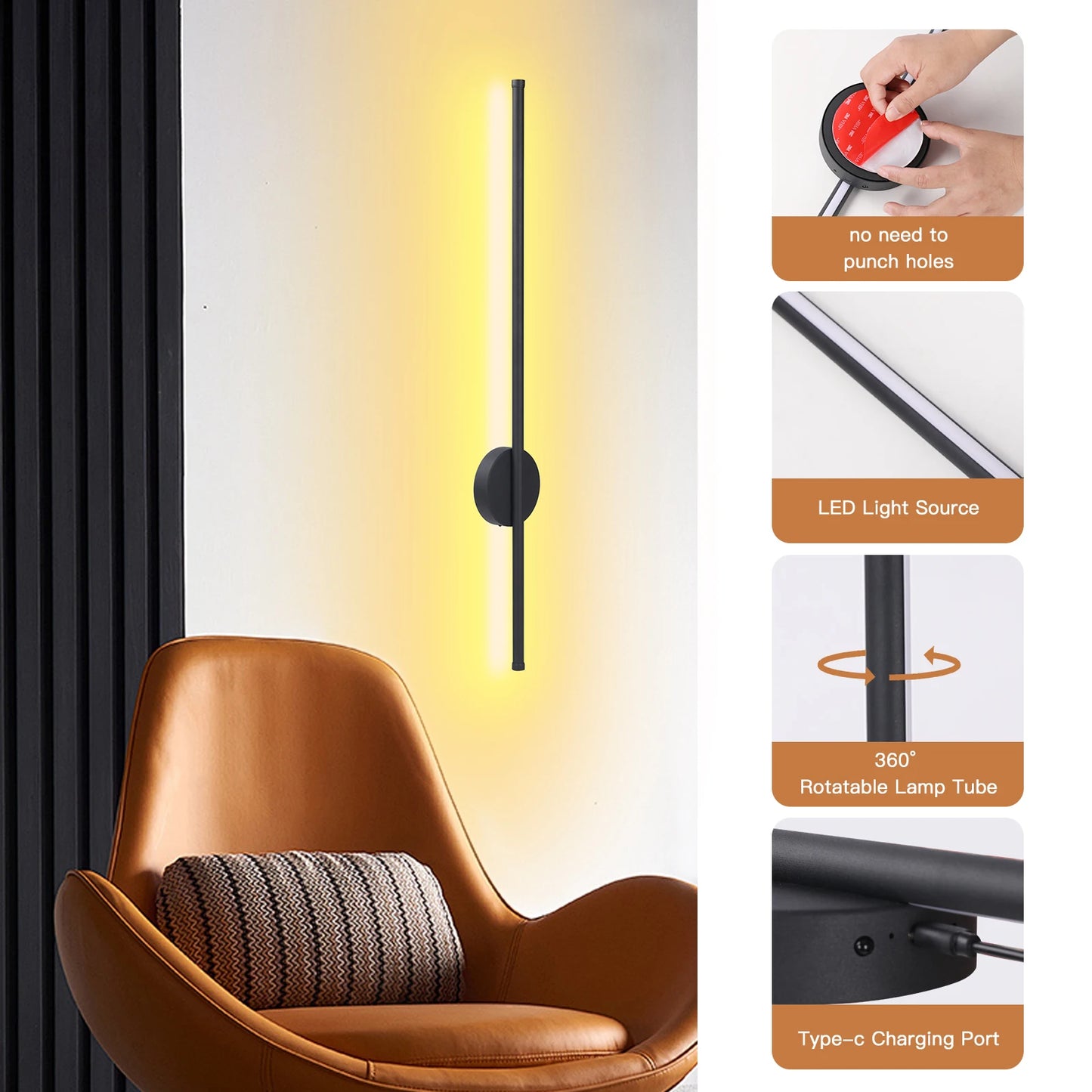 Modern Night Lamp with Remote