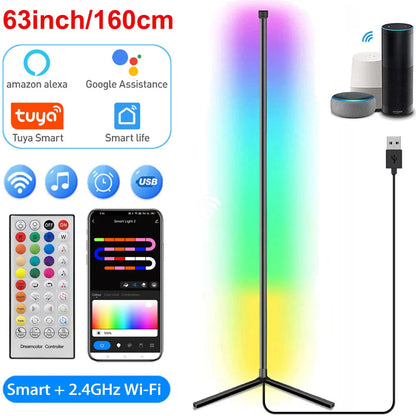 Smart RGB Corner Floor Lamp