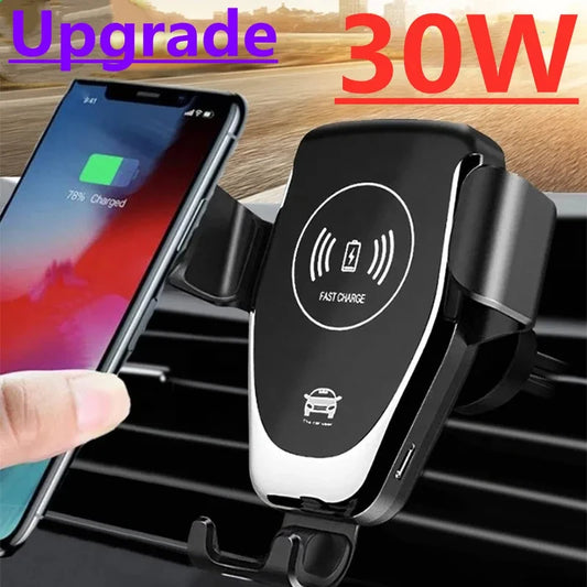 30W Wireless Car Charger Mount