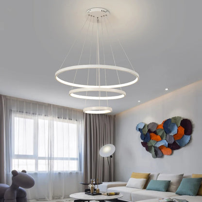 Simple Ring LED Chandelier