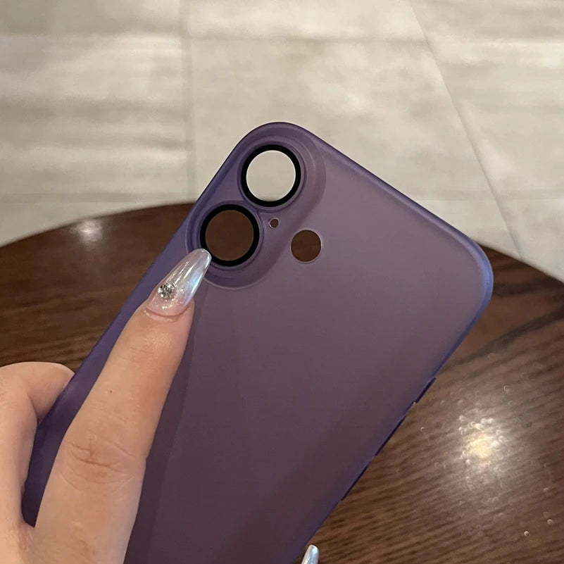 Ultra-Thin PP Matte Case for iPhone