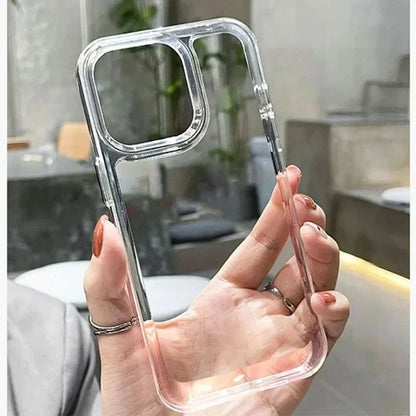 Luxury Transparent Silicone Shockproof Case