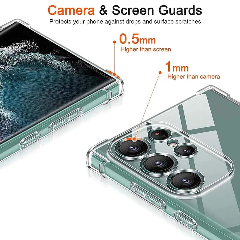 Thick Air-Bag Shockproof Clear Case