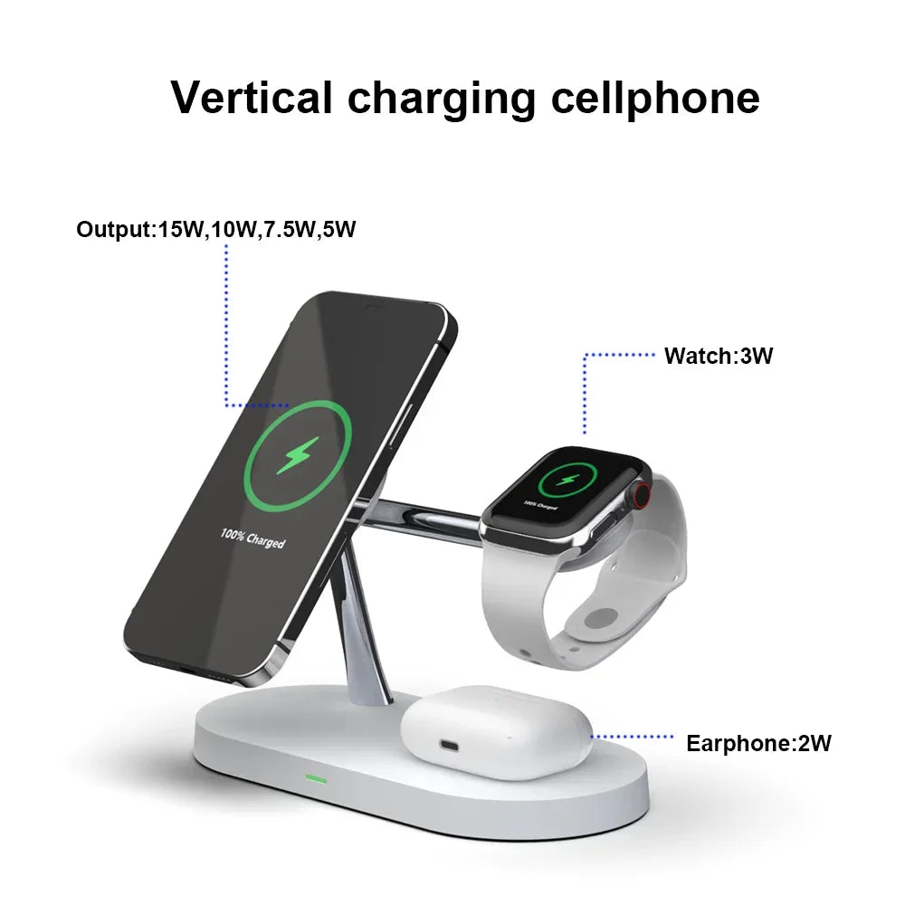 Magnetic 3-in-1 Wireless Charger