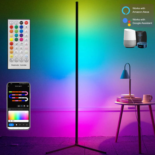 Smart RGB Corner Floor Lamp