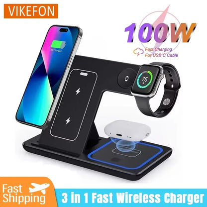 3-in-1 Wireless Charging Station