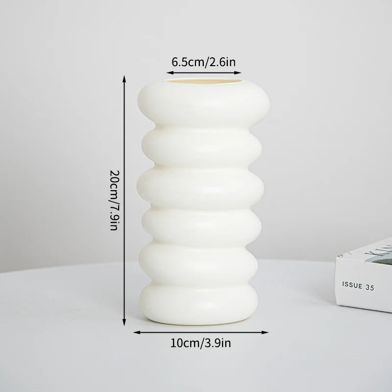 White Minimalist Vase