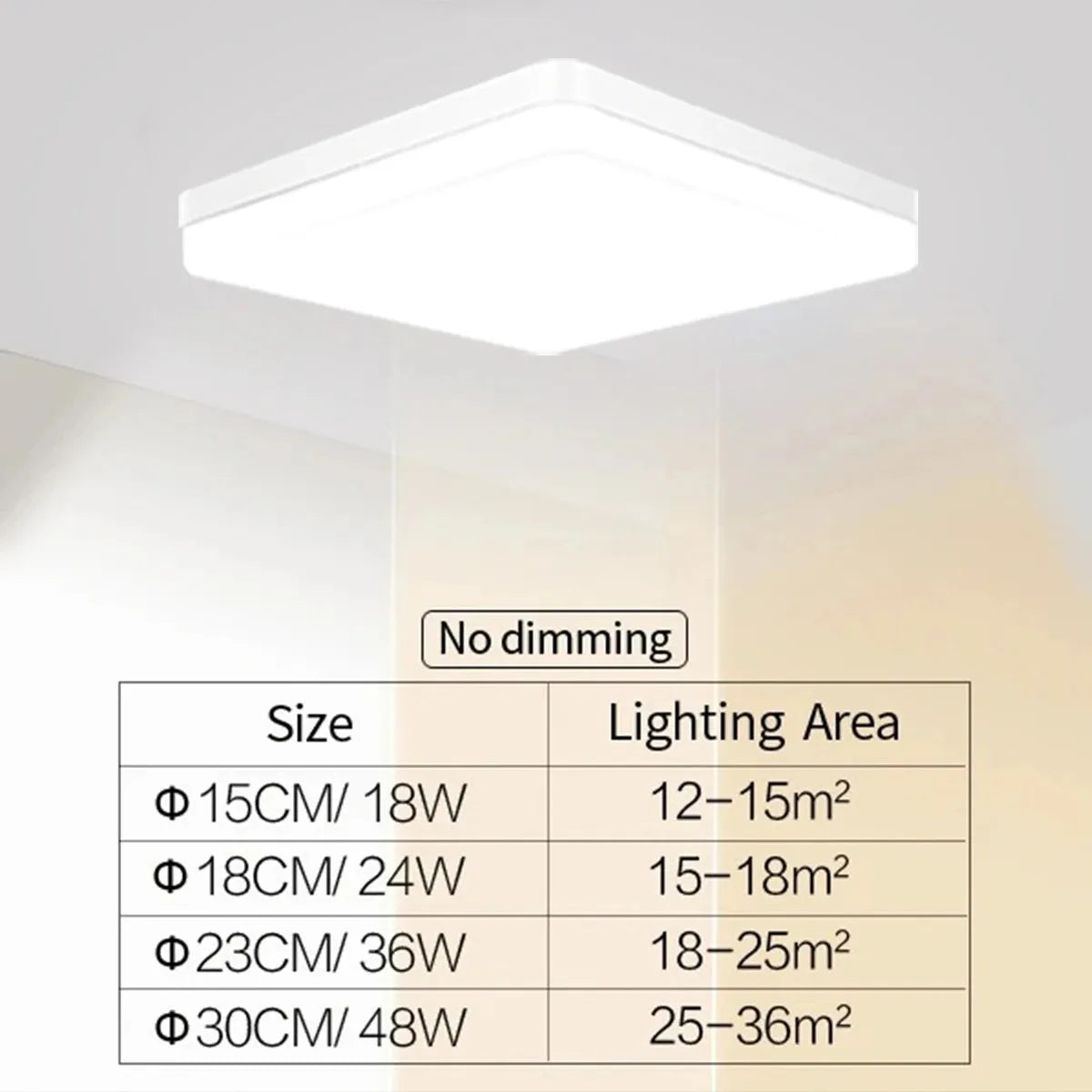 Square LED Ceiling Light