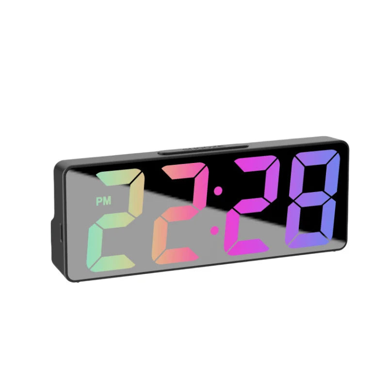 LED Digital Alarm Clock with Temperature Display