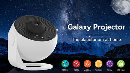 LED Galaxy Projector Night Light